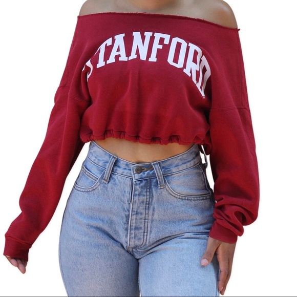 Tops - Stanford University crop sweatshirt